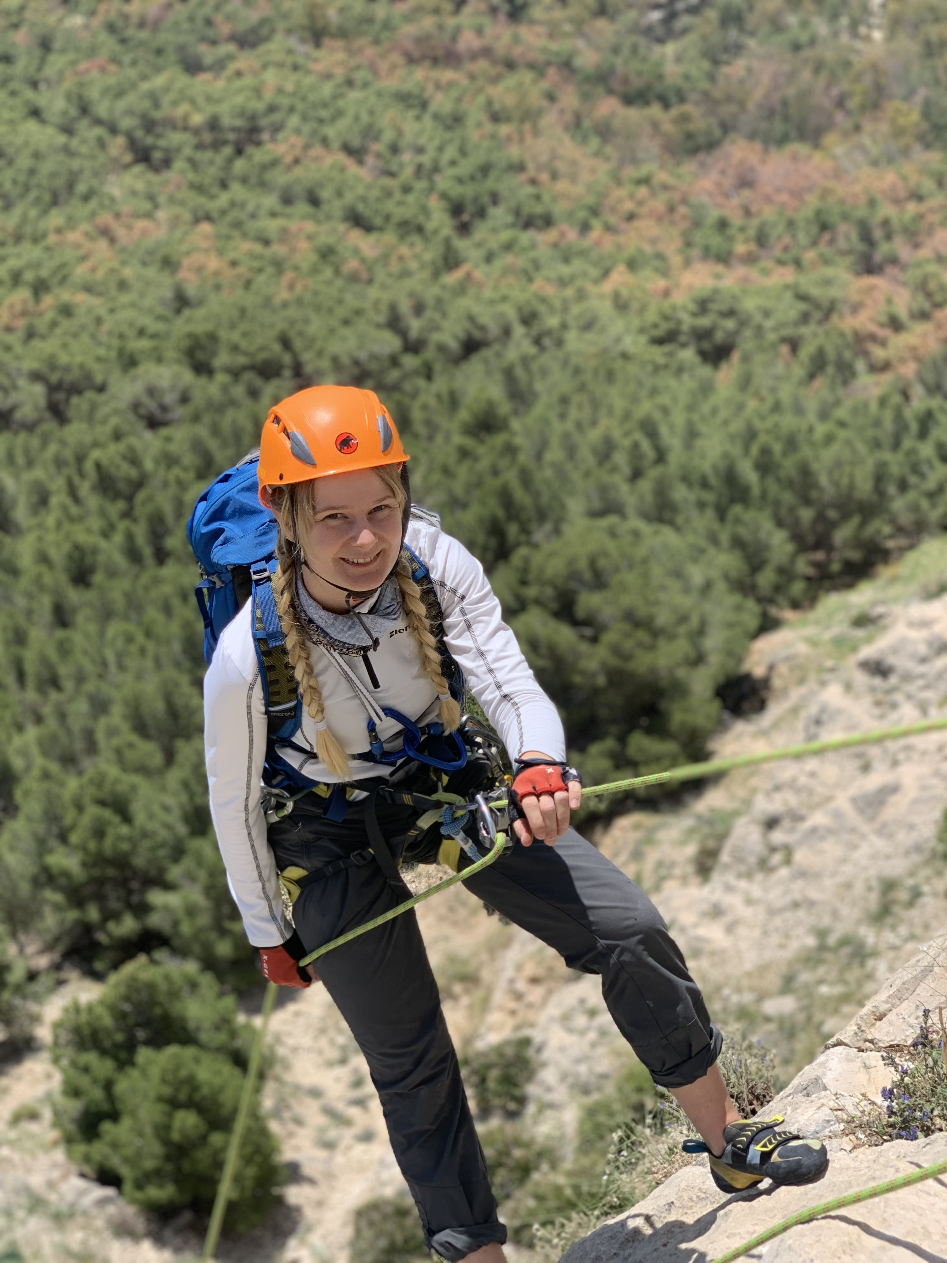 Multi-pitch in El Chorro, Malaga